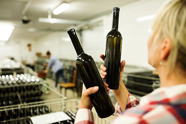 포토 JPG 전신 서양인 외국인 여자 남자 중년 50대 공장 포도 실내 서기 들기 사람 상반신 20대 성인 옆모습 세명 농장 수레 와인병 체코 와인공장 국내포토 유럽 뷰포인트 농업 과일 공업 모션 병_용기 인종 청년 내부 와인 카트 파일형식