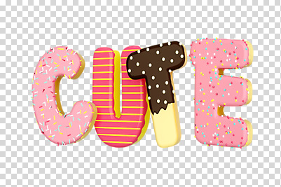 편집 편집이미지 알파벳 영어 텍스트 대문자 디저트 누끼 타이포그라피 사람없음 3D소스 3D 귀여움 도넛 입체 디지털합성 오브젝트 PNG 편집소스 문자 음식 컨셉 파일형식