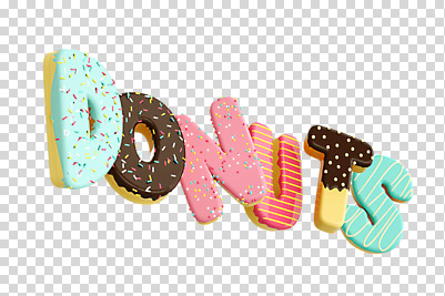 편집 편집이미지 알파벳 영어 텍스트 대문자 디저트 누끼 타이포그라피 사람없음 3D 도넛 입체 디지털합성 오브젝트 PNG 편집소스 문자 음식 파일형식