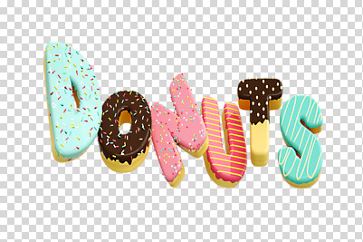 편집 편집이미지 알파벳 영어 텍스트 대문자 디저트 누끼 타이포그라피 사람없음 3D 도넛 입체 디지털합성 오브젝트 PNG 편집소스 문자 음식 파일형식