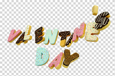 편집 편집이미지 알파벳 영어 텍스트 대문자 디저트 발렌타인데이 누끼 타이포그라피 사람없음 3D 도넛 입체 디지털합성 오브젝트 PNG 편집소스 문자 음식 데이이벤트 파일형식