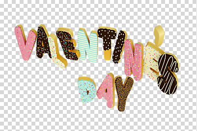 편집 편집이미지 알파벳 영어 텍스트 대문자 디저트 발렌타인데이 누끼 타이포그라피 사람없음 3D 도넛 입체 디지털합성 오브젝트 PNG 편집소스 문자 음식 데이이벤트 파일형식