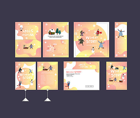 템플릿 배너 배너템플릿 여자 남자 눈사람 이벤트 여러명 세트 현수막 눈송이 전단 엽서 초대장 약도 겨울방학 소봉투 행사세트 행사템플릿 AI파일 다수 지도 겨울 방학 편지봉투 카드_감사 눈_날씨 사람 편지 홍보물 파일형식 벡터