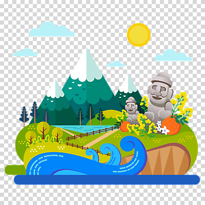 나무 편집 편집이미지 캐릭터 바다 여행 산 누끼 사람없음 제주도 돌하르방 유채 한라봉 PNG 제주도여행 편집소스 식물 꽃 과일 한국 파일형식