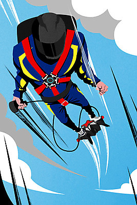 PSD 구름 남자 과학 일러스트 하늘 한명 비행 헬멧 생체공학 남자한명만 증강인간 외골격슈트 외골격로봇 플라잉제트수트 국내일러스트 자연요소 1 사람 과학기술 보호장비 공학 웨어러블 남자만 파일형식