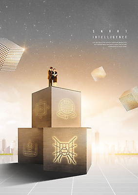 PSD 편집이미지 여자 남자 산업 길 흑백 사람 20대 성인 두명 사각형 한국인 비즈니스맨 비즈니스우먼 스마트 지능 성인만 이미지편집 도형 컨셉 비즈니스 촬영기법 동양인 청년 직장인 파일형식