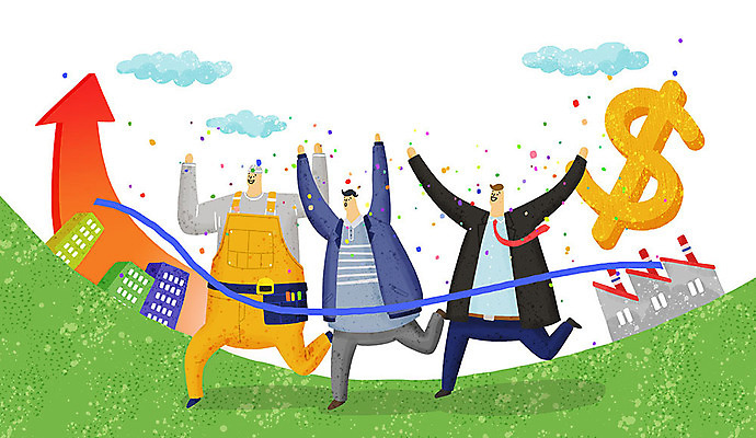 PSD 구름 남자 화살표 일러스트 비즈니스 공장 성공 노동자 협상 사람 빌딩 세명 컬러풀 달러 만세 직장인 비즈니스맨 꽃가루 화합 노사화합 결승점 남자만 국내일러스트 자연요소 직업 컬러 컨셉 돈 공업 모션 건물 가루 결승 파일형식