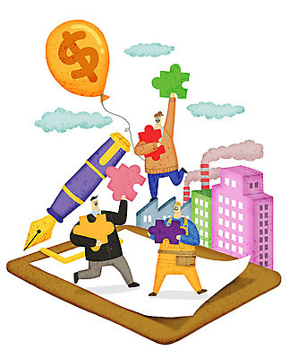 PSD 구름 여자 남자 일러스트 비즈니스 공장 성공 노동자 협상 사람 빌딩 세명 컬러풀 만년필 달러 직장인 비즈니스맨 비즈니스우먼 퍼즐 문서 화합 풍선 노사화합 맞추기 서류판 국내일러스트 자연요소 직업 컬러 컨셉 돈 공업 모션 건물 펜 사무용품 파일형식
