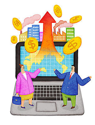 PSD 여자 남자 화살표 지도 일러스트 비즈니스 공장 성공 노동자 협상 사람 빌딩 두명 노트북 컬러풀 달러 동전 직장인 비즈니스맨 비즈니스우먼 화합 노사화합 국내일러스트 직업 컬러 컨셉 돈 공업 건물 전자제품 파일형식