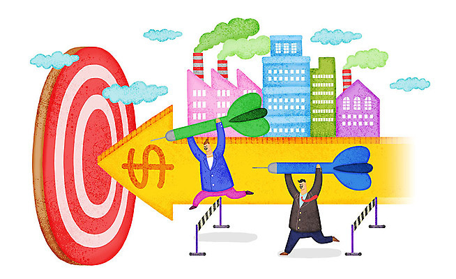 PSD 구름 여자 남자 화살표 일러스트 비즈니스 공장 성공 노동자 협상 사람 빌딩 두명 컬러풀 달리기 달러 직장인 비즈니스맨 비즈니스우먼 과녁판 허들 화합 노사화합 국내일러스트 자연요소 직업 컬러 컨셉 돈 공업 모션 건물 장애물 파일형식