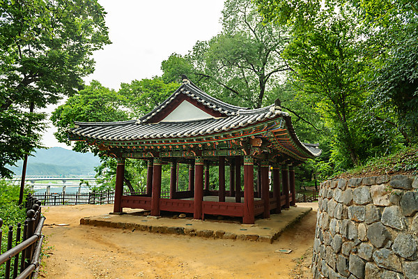 포토 JPG 주간 나무 여행 한국 풍경 사람없음 야외 여름 관광지 여름풍경 문화재 국내여행 명승지 역사탐방 영월 금강정 국내포토 자연요소 식물 계절 아시아 역사 정자_건축물 강원도 탐방 파일형식 여름_계절