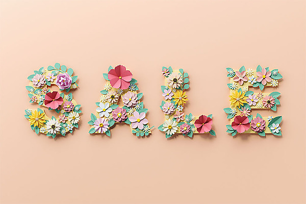 PSD 편집이미지 알파벳 영어 꽃 백그라운드 잎 대문자 타이포그라피 사람없음 3D소스 3D 세일 페이퍼아트 디지털합성 오브젝트 살구색 편집소스 편집3D 식물 문자 컬러 파일형식