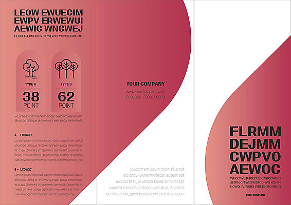 나무 템플릿 표지디자인 북디자인 출판디자인 표지 리플렛 분홍색 북커버 3단접지 팜플렛 사람없음 새싹 식목일 이미지템플릿 AI파일 식물 기념일 컬러 파일형식 벡터