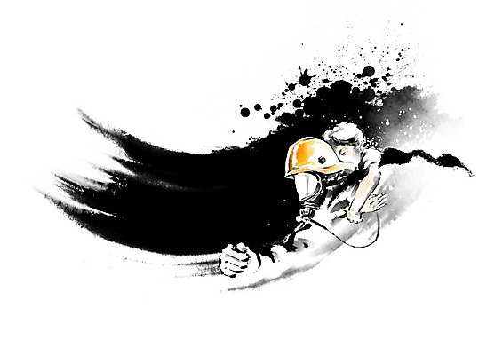 PSD 남자 어린이 일러스트 캘리그라피 붓터치 사람 두명 구출 소방관 번짐 업기 희생 영웅 구조대 방독면 국내일러스트 모션 마스크 도움 구조원 소방 파일형식 효과