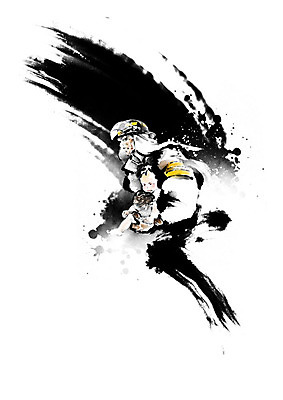 PSD 남자 어린이 일러스트 캘리그라피 안기 붓터치 사람 희망 아기 구출 소방관 번짐 희생 영웅 구조대 국내일러스트 감정 모션 도움 구조원 소방 파일형식 효과