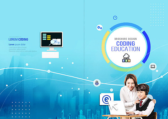 PSD 템플릿 학생 표지디자인 북디자인 출판디자인 여자 교육 표지 남자 리플렛 북커버 청소년 미소 사람 팜플렛 성인 두명 10대 30대 파란색 노트북 컴퓨터 교사 한국인 즐거움 컴퓨터교육 코딩 이미지템플릿 직업 감정 컬러 표정 동양인 장년 전자제품 파일형식