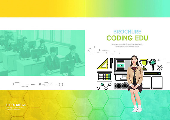 PSD 템플릿 학생 표지디자인 북디자인 출판디자인 여자 교육 표지 남자 교복 리플렛 북커버 교실 청소년 돋보기 사람 팜플렛 여러명 10대 책 초록색 노트북 컴퓨터 노란색 한국인 트로피 호기심 컴퓨터교육 십대만 코딩 이미지템플릿 옷 감정 컬러 다수 컨셉 학교 동양인 전자제품 상_우승 파일형식