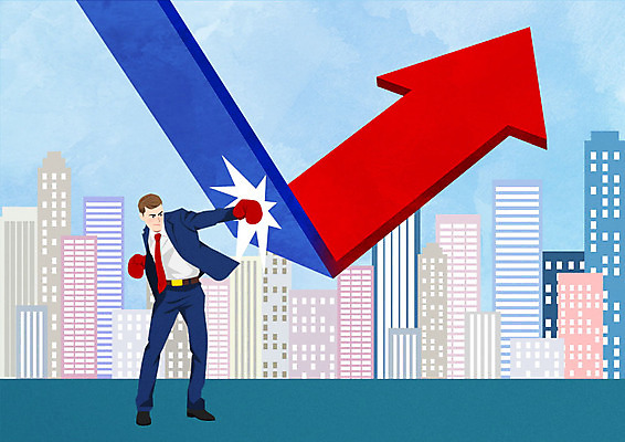 PSD 남자 화살표 일러스트 비즈니스 직장 한명 사람 빌딩 성인 경제 권투글러브 펀치 직장인 비즈니스맨 성인남자한명만 국내일러스트 직업 1 회사 모션 건물 글러브 남자한명만 성인남자만 파일형식