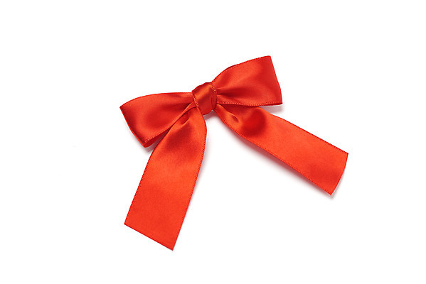 포토 JPG 스튜디오촬영 리본 포장 실내 선물 누끼 사람없음 빨간색 한개 축하 끈 오브젝트 흰배경 매듭 국내포토 1 컬러 백그라운드 컨셉 내부 흰색 파일형식