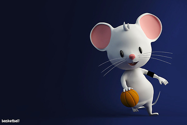 PSD 편집 편집이미지 한마리 스포츠 동물캐릭터 백그라운드 올림픽 농구 농구공 3D캐릭터 사람없음 3D 귀여움 경쟁 쥐띠 쥐 남색 디지털합성 즐거움 쥐캐릭터 흰쥐 2020년 경자년 편집3D 동물 캐릭터 1 감정 컬러 컨셉 공 구기 십이지신 설치류 연도 파일형식