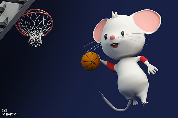 PSD 편집 편집이미지 한마리 스포츠 동물캐릭터 백그라운드 올림픽 농구 농구공 3D캐릭터 사람없음 3D 귀여움 경쟁 쥐띠 쥐 남색 디지털합성 즐거움 농구대 쥐캐릭터 흰쥐 2020년 경자년 편집3D 동물 캐릭터 1 감정 컬러 컨셉 공 구기 십이지신 설치류 연도 골대 파일형식