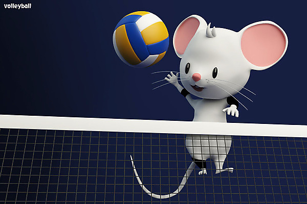PSD 편집 편집이미지 한마리 스포츠 동물캐릭터 백그라운드 올림픽 3D캐릭터 사람없음 3D 귀여움 경쟁 네트 쥐띠 쥐 배구 남색 디지털합성 즐거움 배구공 쥐캐릭터 흰쥐 2020년 경자년 편집3D 동물 캐릭터 1 감정 스포츠용품 컬러 컨셉 공 구기 십이지신 설치류 연도 파일형식
