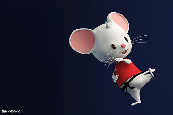 PSD 편집 편집이미지 한마리 스포츠 동물캐릭터 백그라운드 올림픽 3D캐릭터 사람없음 3D 귀여움 경쟁 쥐띠 쥐 남색 디지털합성 즐거움 태권도 쥐캐릭터 흰쥐 2020년 경자년 편집3D 동물 캐릭터 1 감정 컬러 컨셉 격투기 십이지신 설치류 연도 파일형식