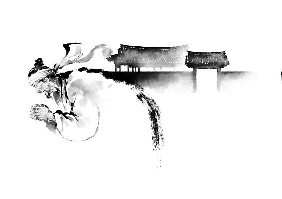 PSD 남자 일러스트 캘리그라피 붓터치 부동산 주택 한명 사람 빌딩 건물 기쁨 도시 농부 한복 내집마련 번짐 상투 서민 남자한명만 국내일러스트 직업 1 한국전통 건축물 감정 재산 전통의상 국민 남자만 파일형식 효과