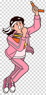 편집이미지 여자 분홍색 한명 누끼 사람 운동복 점프 파이팅 구직 합격 취업준비생 PNG 여자한명만 편집소스 1 옷 컬러 컨셉 모션 여자만 파일형식