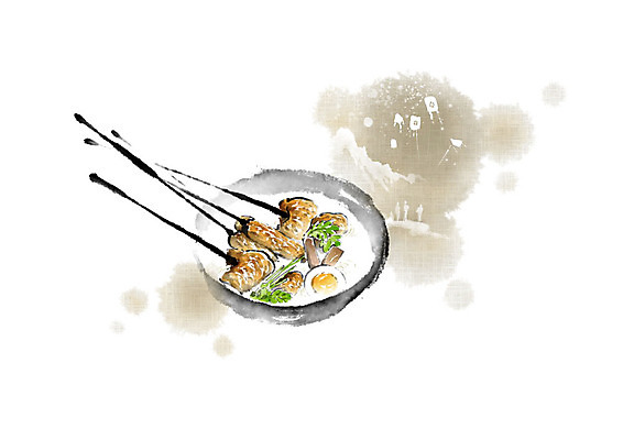 PSD 그릇 음식 겨울 일러스트 캘리그라피 붓터치 디저트 풍경 사람없음 계란 어묵 분식 번짐 국물 파 어묵국물 겨울풍경 국내일러스트 식기 계절 채소 알 파일형식 효과