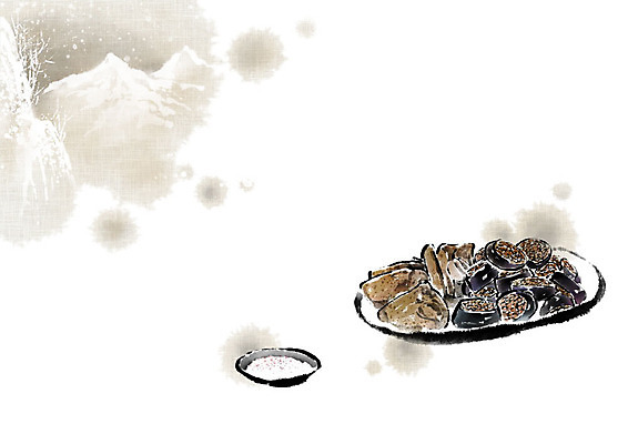 PSD 나무 접시 음식 겨울 일러스트 캘리그라피 붓터치 디저트 산 풍경 사람없음 눈 창자 분식 간 번짐 소금 순대 겨울풍경 국내일러스트 자연요소 식물 식기 계절 날씨 소화기관 장기_의학 파일형식 효과