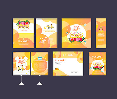 템플릿 배너 배너템플릿 여자 남자 꽃 어린이 소녀 이벤트 소년 여러명 세트 주황색 유치원 유치원생 현수막 전단 엽서 초대장 약도 원아모집 어린이만 소봉투 행사세트 행사템플릿 AI파일 식물 교육 컬러 다수 지도 편지봉투 카드_감사 사람 편지 홍보물 모집 원아 파일형식 벡터