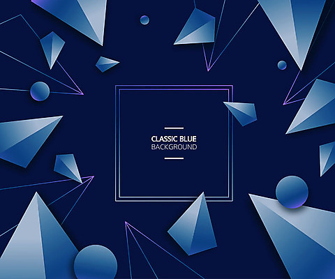 도형 디자인 선 백그라운드 패턴 일러스트 사람없음 패턴백그라운드 원형 삼각형 기하학 입체도형 폴리곤 클래식블루 국내일러스트 AI파일 무늬 파란색 입체 파일형식 벡터 트랜드컬러