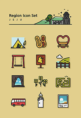 아이콘 공원 한국 등대 사람없음 관광지 세트 제주도 노란색 하트 해수욕장 라인아이콘 유채 그네 땅콩 바위동굴 미로 우도 2D아이콘 AI파일 모양 공공시설 꽃 아시아 바다 컬러 섬 여행 견과류 동굴 파일형식 벡터