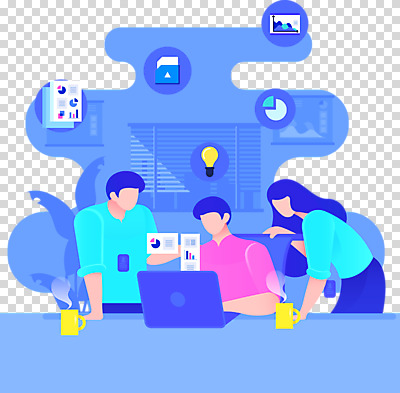 편집 편집이미지 여자 남자 회사 비즈니스 전구 회의 그래프 누끼 사람 상반신 성인 세명 파란색 노트북 사무실 직장인 비즈니스맨 비즈니스우먼 PNG 성인만 편집소스 직업 컬러 전자제품 파일형식