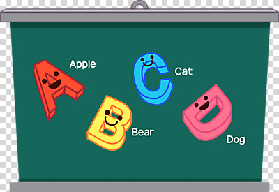 편집 편집이미지 알파벳 영어 교육 영어교육 누끼 사람없음 칠판 PNG 영어교실 방과후 편집소스 문자 수업 파일형식