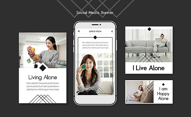 PSD 템플릿 라이프스타일 배너템플릿 여자 행복 ZIP 웹템플릿 디자인시안 모바일 사람 여러명 20대 성인 생활 스마트폰 세트 회색 한국인 모바일템플릿 모바일웹 소셜네트워크 소셜미디어 자취 웹배너 성인여자만 모바일앱 SNS배너 모바일페이지 이미지템플릿 배너 감정 컬러 다수 동양인 청년 핸드폰 스마트기기 페이지 여자만 성인만 파일형식