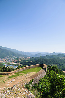 포토 JPG 주간 여행 하늘 풍경 사람없음 야외 여름 관광지 국내여행 단양 명승지 온달산성 석축산성 국내포토 자연요소 계절 충청북도 산성 파일형식