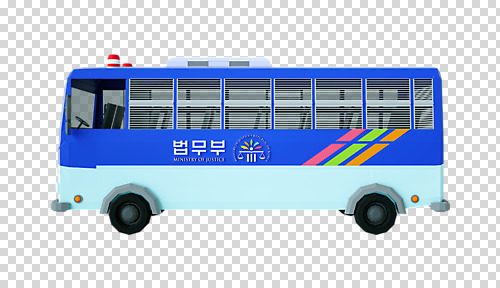 편집 편집이미지 누끼 사람없음 3D소스 3D 입체 디지털합성 오브젝트 PNG 로우폴리 편집소스 호송차 자동차 파일형식