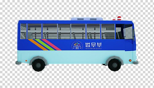 편집 편집이미지 누끼 사람없음 3D소스 3D 입체 디지털합성 오브젝트 PNG 로우폴리 편집소스 호송차 자동차 파일형식