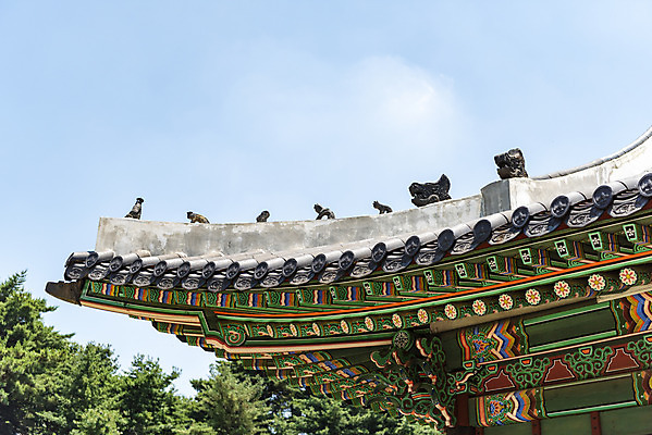 포토 JPG 주간 한국전통 여행 유적지 하늘 지붕 풍경 사람없음 야외 여름 관광지 세계문화유산 문화재 역사 한국사 조선시대 명성황후 왕릉 잡상 조선왕릉 홍유릉 홍릉 고종 을미사변 국내포토 자연요소 전통 계절 고건축 한국 기와 왕 남양주 파일형식