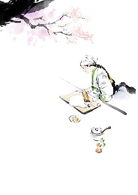 PSD 나무 그릇 접시 여자 문화 잎 일러스트 캘리그라피 식탁 붓터치 도마 두건 요리 한명 사람 취미 계란 나뭇가지 양념 한복 국자 번짐 약스푼 여자한명만 국내일러스트 식물 1 한국전통 식기 탁자 주방용품 알 전통의상 여자만 파일형식 효과