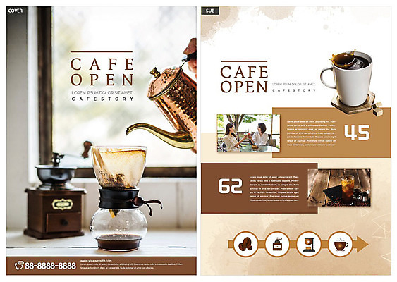 템플릿 여자 ZIP 커피 음료 리플렛 40대 중년 창문 주전자 사람 20대 성인 두명 갈색 카페 한국인 오픈 전단템플릿 전단 그라인더 드립커피 핸드드립 여자만 인디자인 INDD 이미지템플릿 컬러 주방용품 동양인 청년 상점 홍보물 커피용품 파일형식