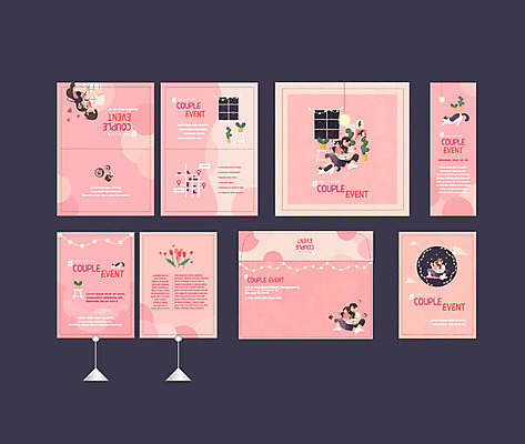 템플릿 커플 배너템플릿 여자 남자 화분 분홍색 사랑 이벤트 여러명 세트 고양이 현수막 전단 엽서 초대장 약도 반려 소봉투 행사세트 행사템플릿 AI파일 배너 감정 컬러 다수 지도 포유류 관계 편지봉투 카드_감사 사람 반려동물 편지 홍보물 파일형식 벡터