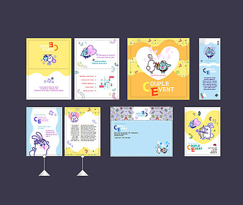 템플릿 커플 배너템플릿 선물 사랑 이벤트 사람없음 세트 컬러풀 현수막 하트 토끼 전단 엽서 초대장 약도 반려 사랑의화살 소봉투 행사세트 행사템플릿 AI파일 모양 배너 감정 컬러 지도 포유류 관계 편지봉투 화살 카드_감사 반려동물 편지 홍보물 파일형식 벡터