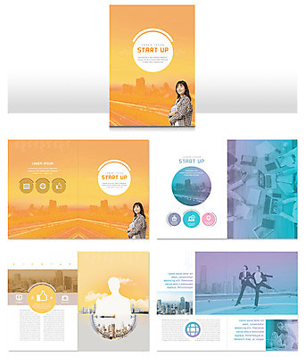 템플릿 여자 남자 ZIP 리플렛 회사 비즈니스 들기 사람 팜플렛 여러명 20대 성인 책 30대 노란색 한국인 비즈니스맨 비즈니스우먼 창업 성인만 인디자인 INDD 이미지템플릿 컬러 다수 모션 동양인 청년 장년 직장인 자영업 파일형식