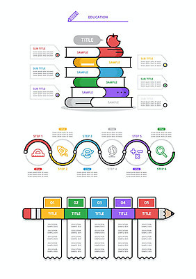 교육 종이 일러스트 사람없음 책 세트 컬러풀 연필 사과 교과서 엘리먼트 웹엘리먼트 타임라인 국내일러스트 AI파일 컬러 과일 학용품 교재 필기구 파일형식 벡터