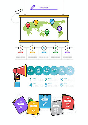 교육 종이 세계지도 일러스트 비행기 사람없음 세트 컬러풀 확성기 메모지 위치 엘리먼트 웹엘리먼트 국내일러스트 AI파일 컬러 지도 항공교통 대중교통 세계 사무용품 파일형식 벡터