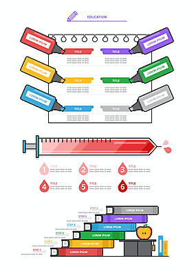 교육 종이 일러스트 학사모 주사기 사람없음 책 세트 컬러풀 사과 형광펜 엘리먼트 웹엘리먼트 국내일러스트 AI파일 모자_잡화 컬러 과일 졸업 의료기기 펜 파일형식 벡터