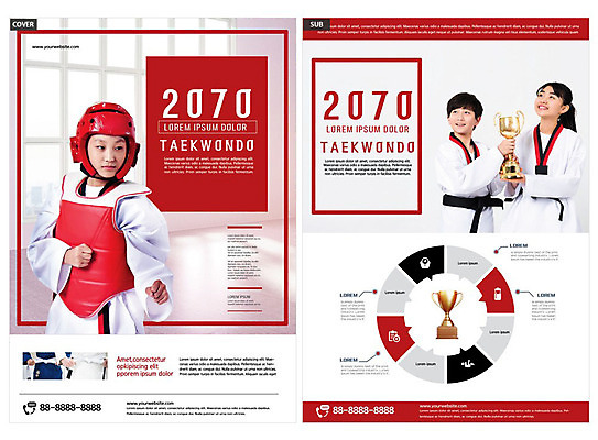 템플릿 여자 교육 남자 ZIP 청소년 건강 도복 사람 10대 빨간색 세명 운동 한국인 트로피 태권도 전단템플릿 전단 학원 태권도장 인디자인 INDD 이미지템플릿 옷 컬러 동양인 격투기 상_우승 홍보물 파일형식